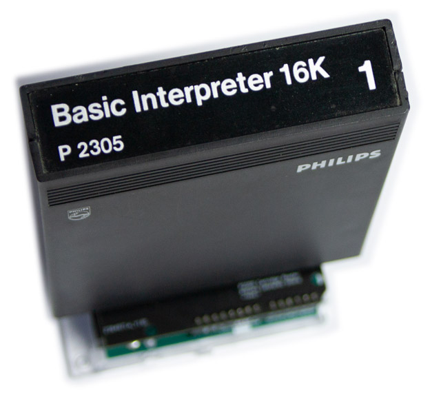 Cartridge mounted on the cartridge reader.